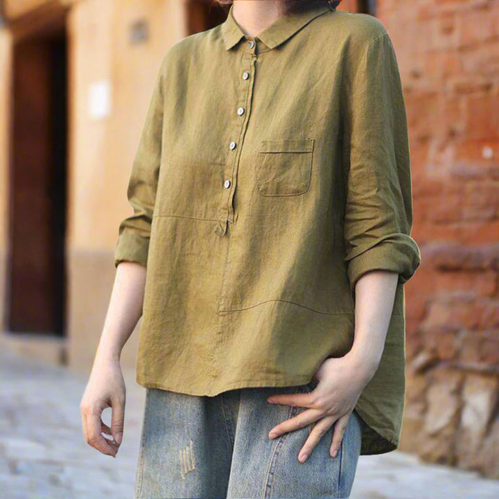 Tunika - Elegantes langes Blusenshirt für den Sommer