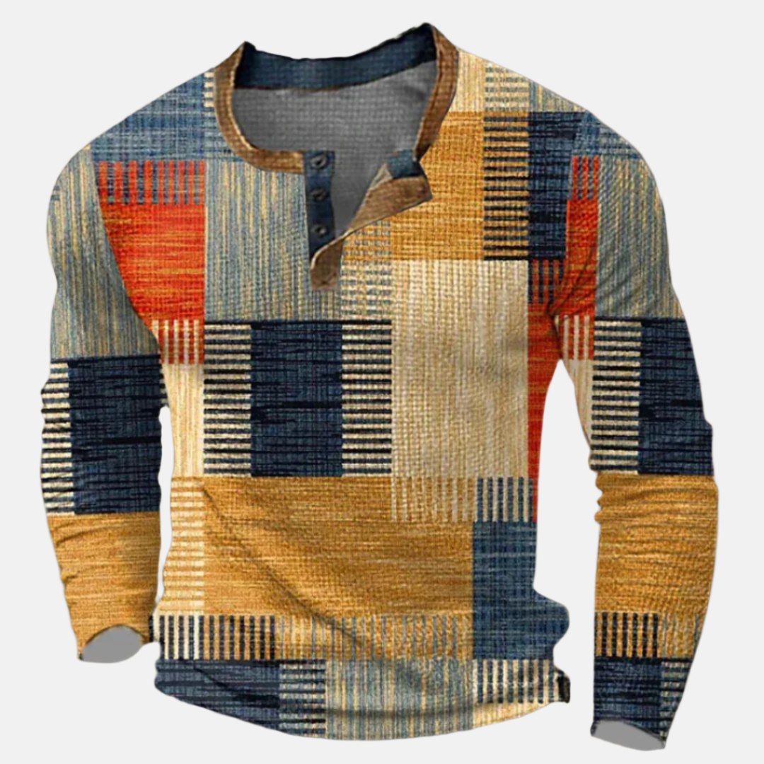 Patchwork Vintage Pullover