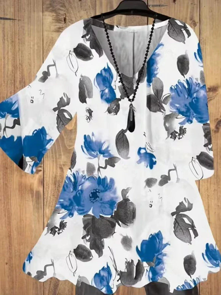 Plus Size Blumenmuster