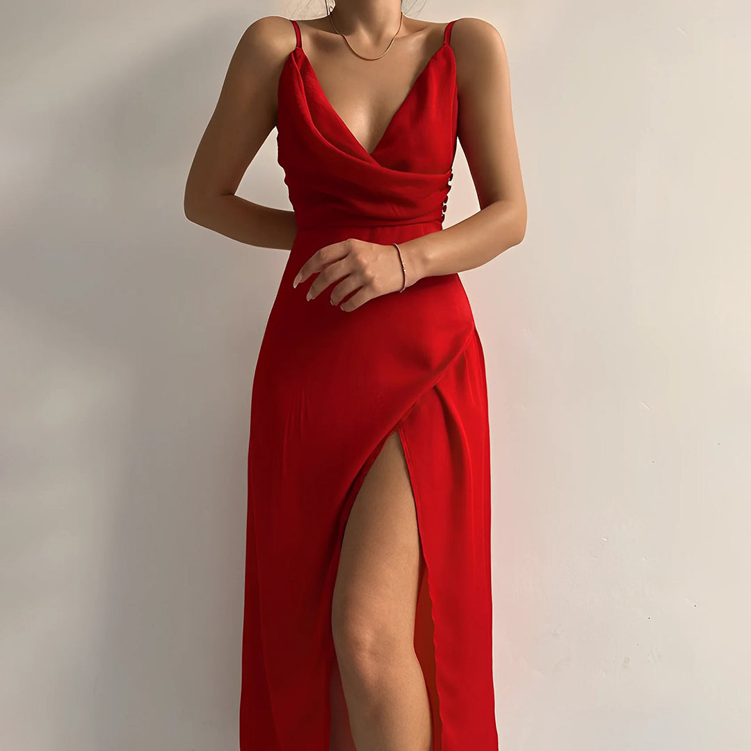Olivia Abendkleid | Elegantes Hochwertiger Midikleid Für Frauen