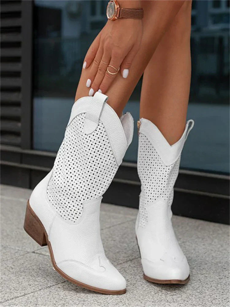 Lucia Westen Stiefel - Elegante Cowboystiefel für den Sommer