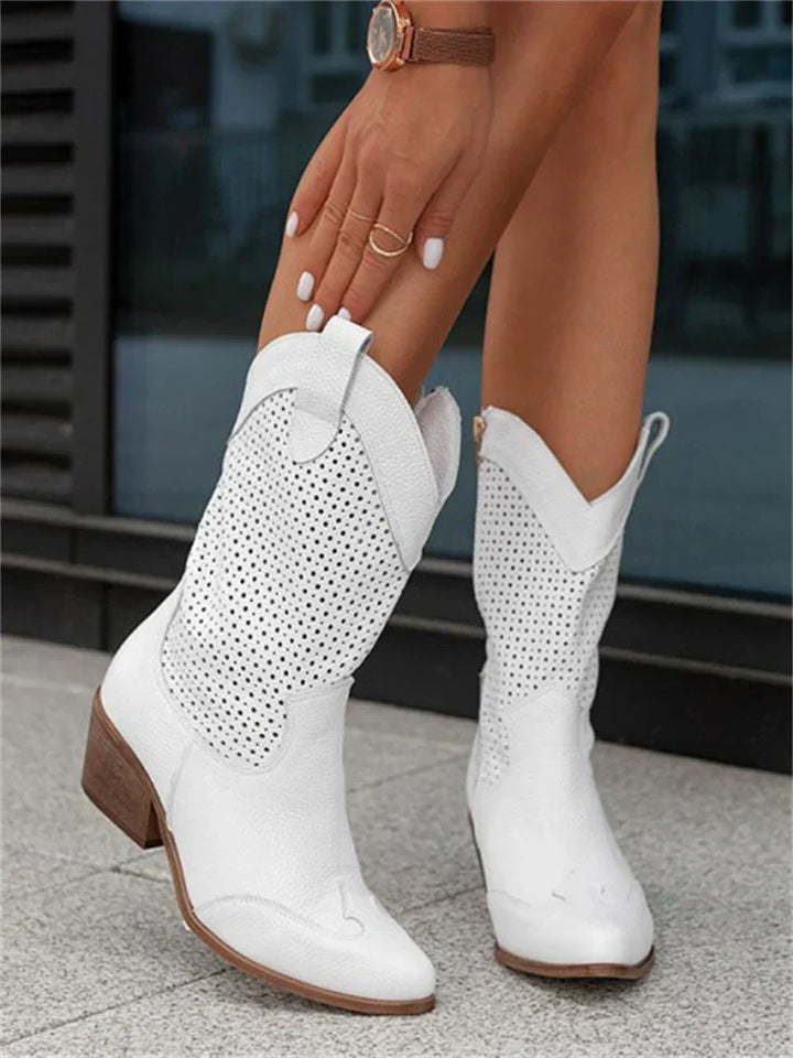 Lucia Westen Stiefel - Elegante Cowboystiefel für den Sommer