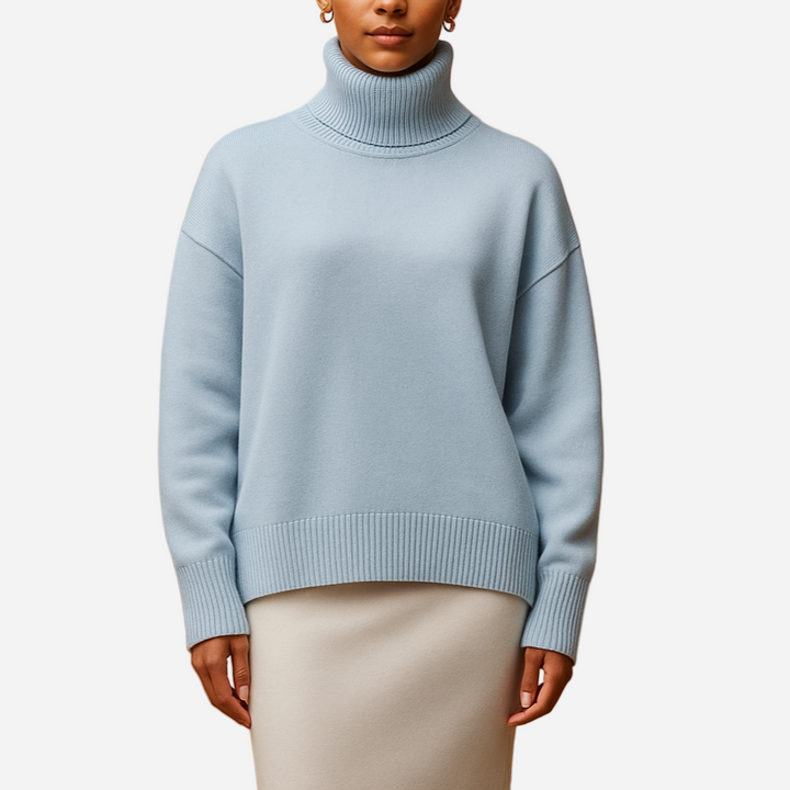 Rollkragenpullover für Damen - Oversized & Figurschmeichelnd für den Winter