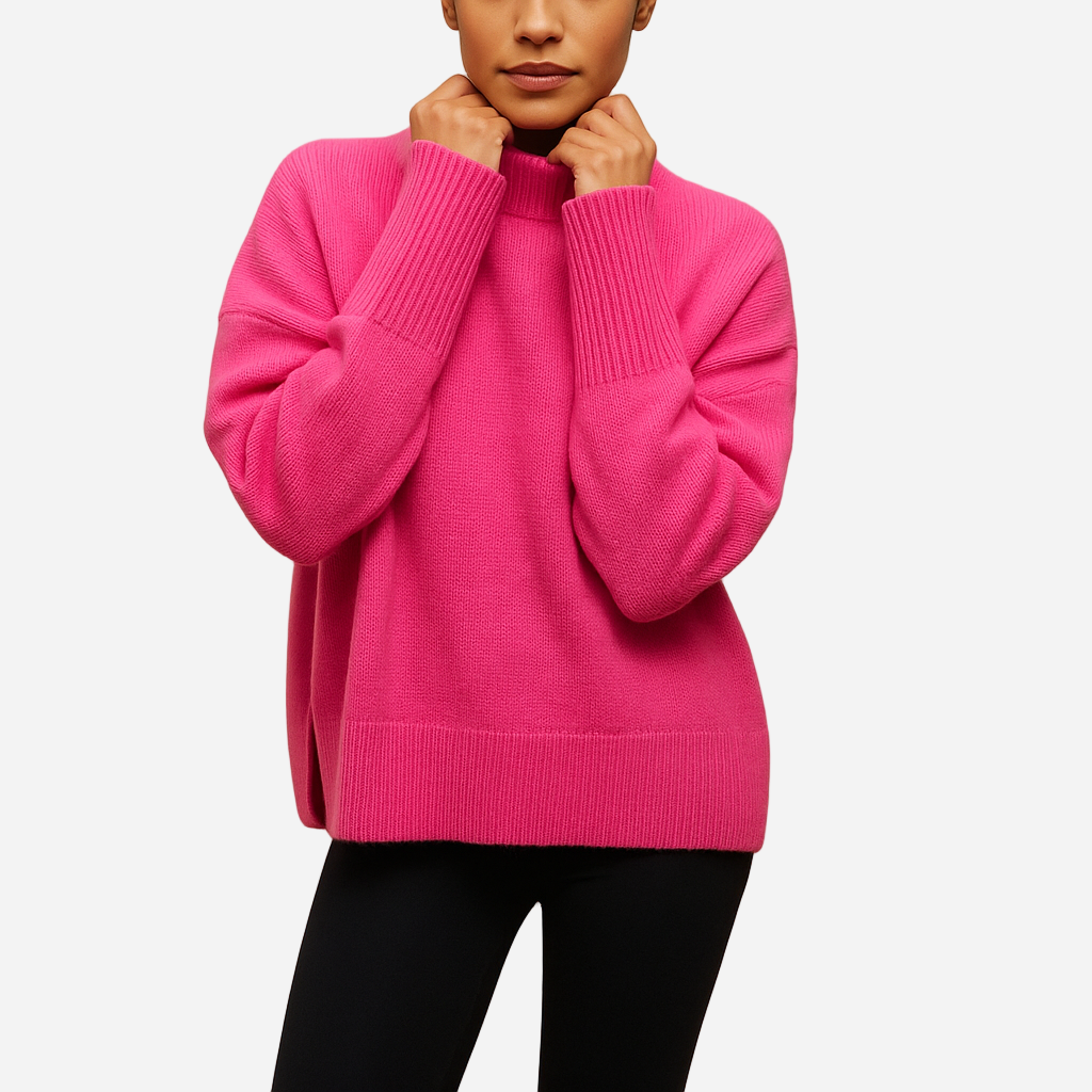 Rollkragenpullover für Damen - Oversized & Figurschmeichelnd für den Winter