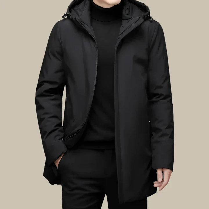 Luca Falconi Parka | Lange wasserabweisende elegante Winterjacke für Herren