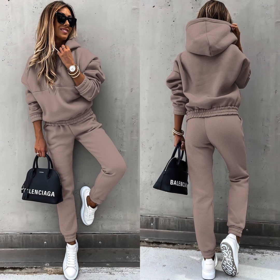 Damen Jogginganzug – 2-teiliges Lounge Set mit Sweatshirt & Jogginghose