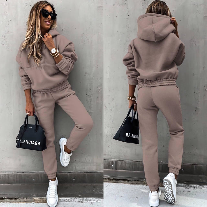 Damen Jogginganzug – 2-teiliges Lounge Set mit Sweatshirt & Jogginghose
