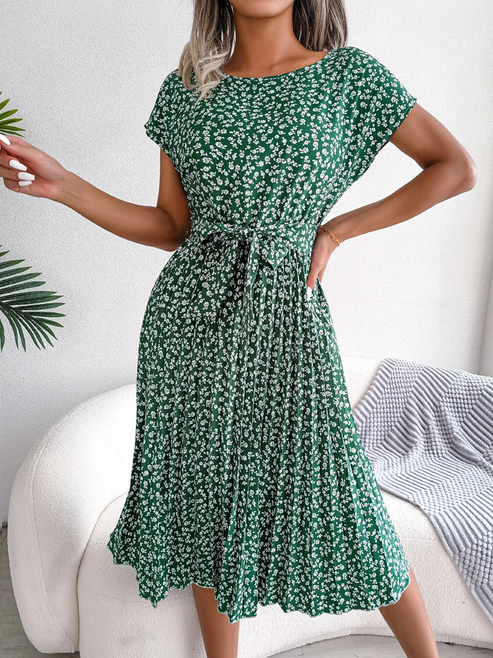 Olivia Sommerkleid | Luftiges Midikleid mit hoher Taille