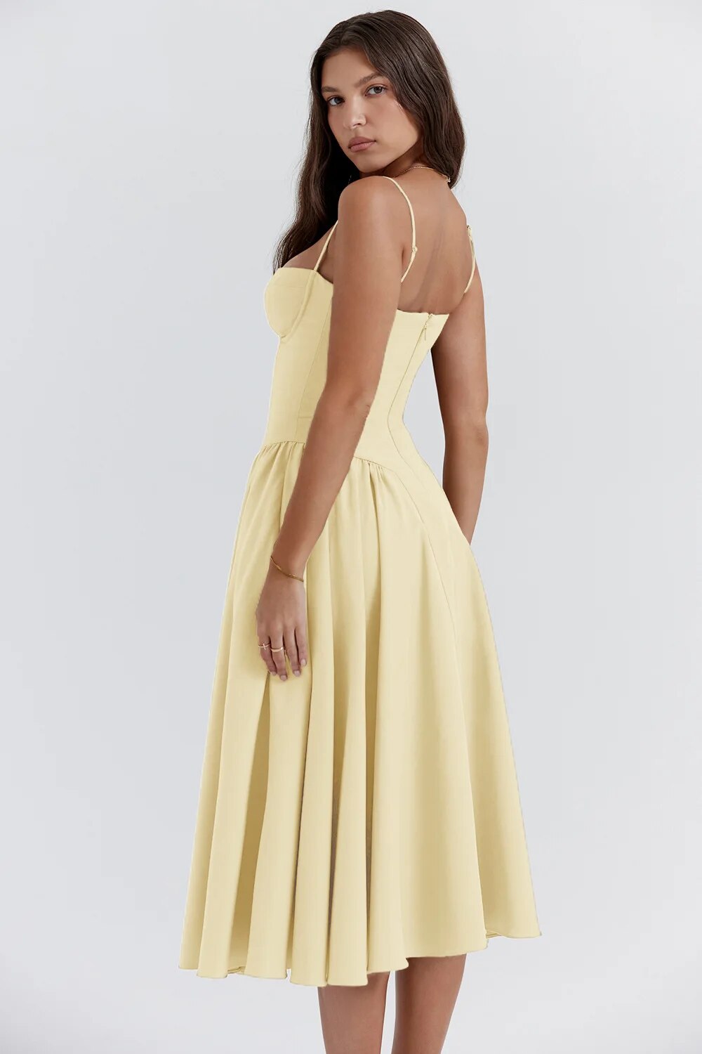 Abendkleid für Damen - Elegantes Corsagenkleid für Hochzeiten und Partys