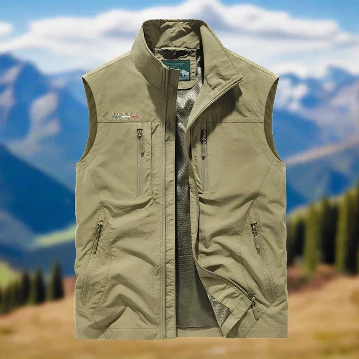 Becker Weste | Lässiges multifunktionales Outdoor-Westen für Männer
