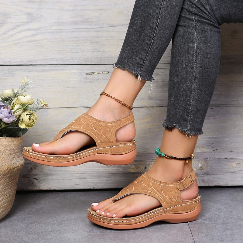 Emma Sandalen - Damensandalen mit ergonomischem Fußbett