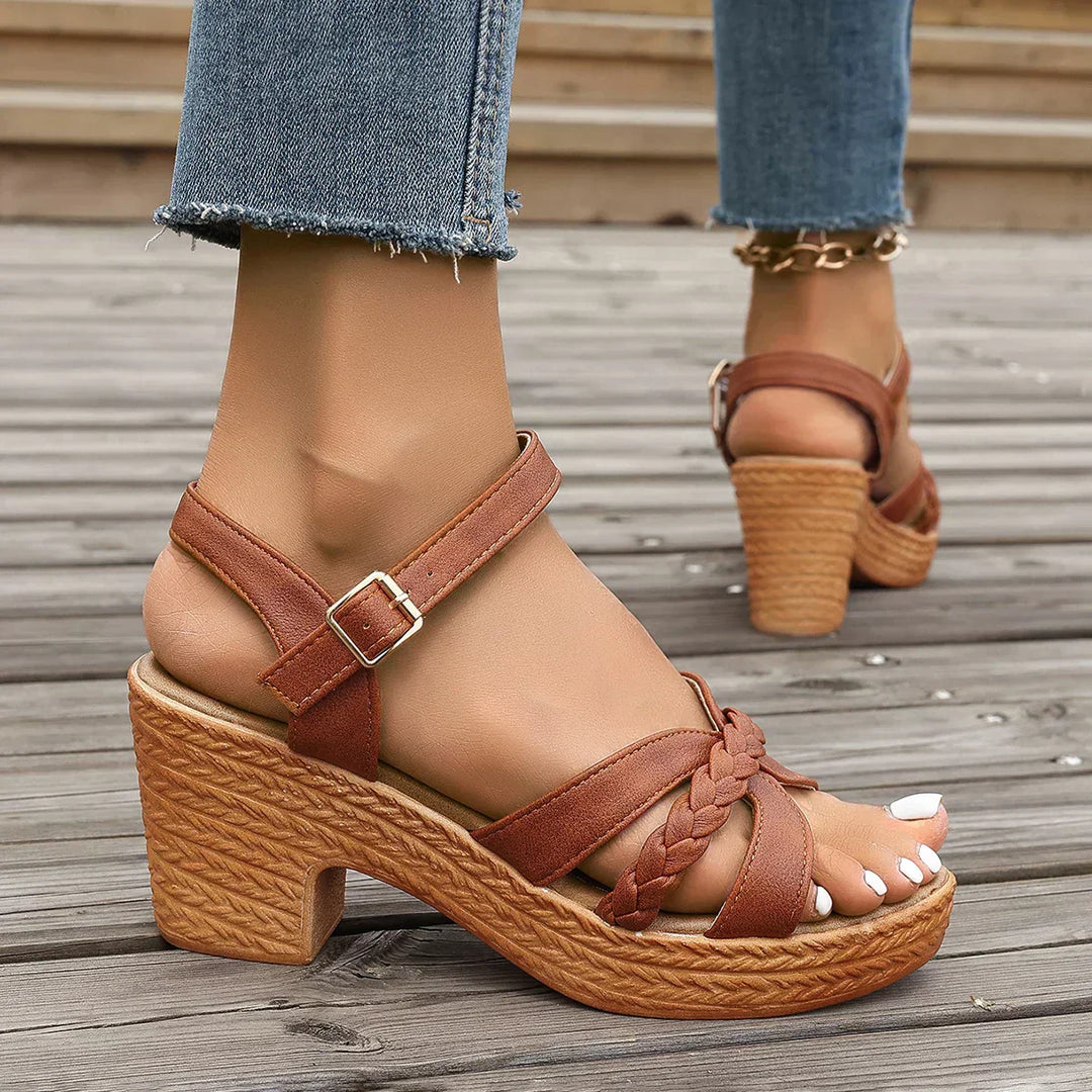 Sandaletten für Damen - Stilvolle Orthopädische Sandalen mit Fußbett