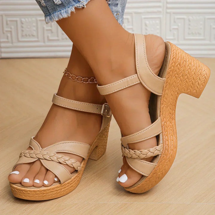 Sandaletten für Damen - Stilvolle Orthopädische Sandalen mit Fußbett