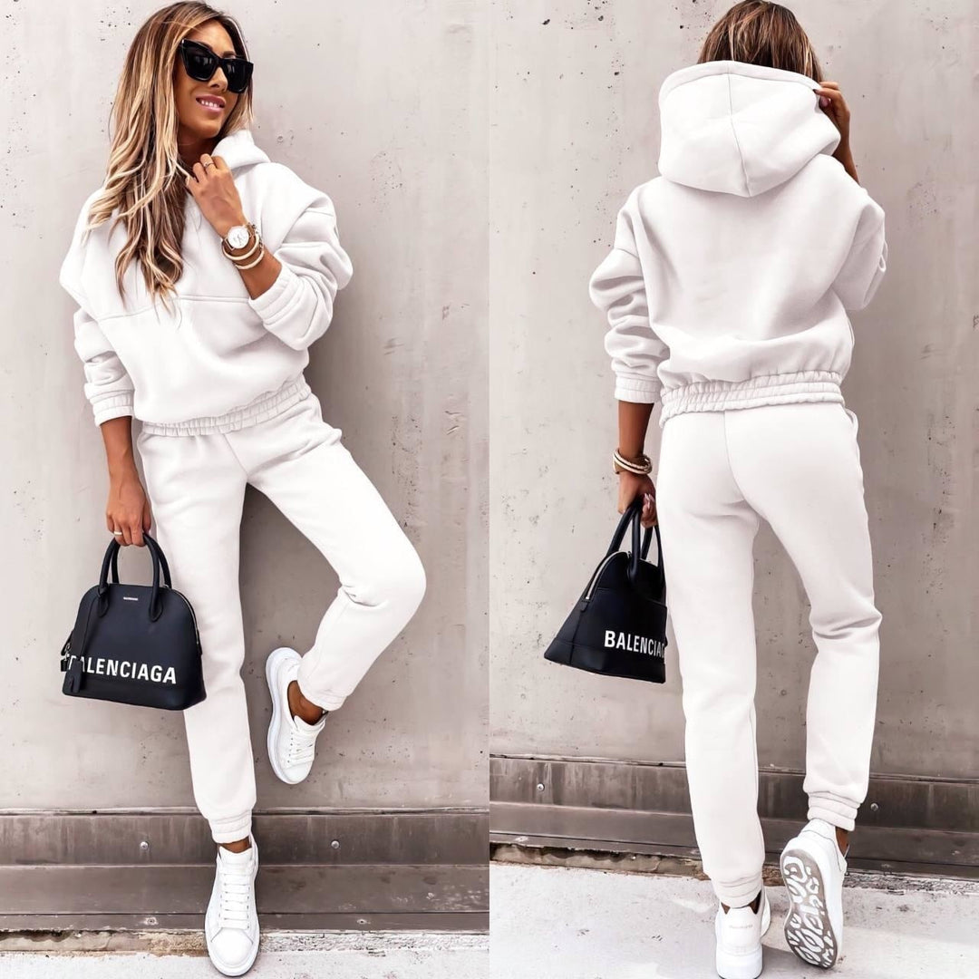 Damen Jogginganzug – 2-teiliges Lounge Set mit Sweatshirt & Jogginghose
