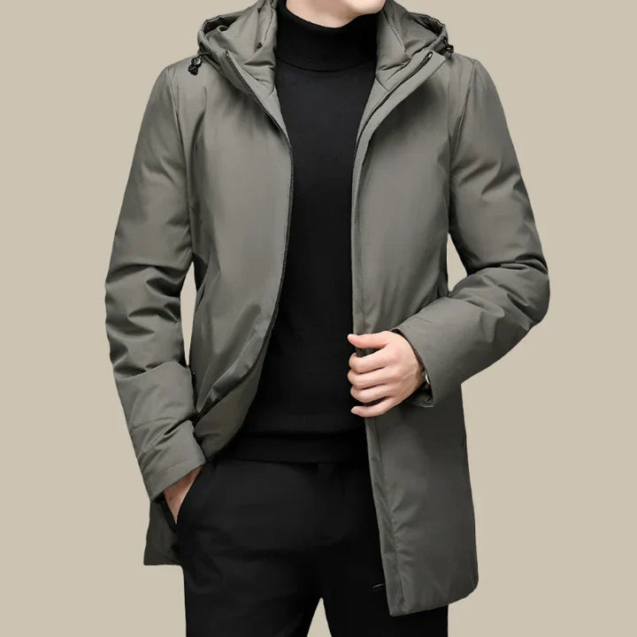 Luca Falconi Parka | Lange wasserabweisende elegante Winterjacke für Herren