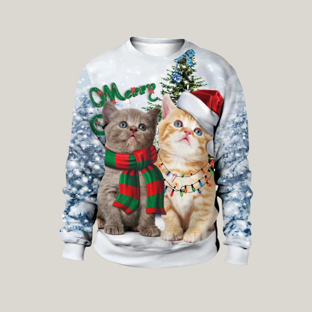Gents Weihnachtspullover | Warmer, gemütlicher Rundhalspullover für Herren