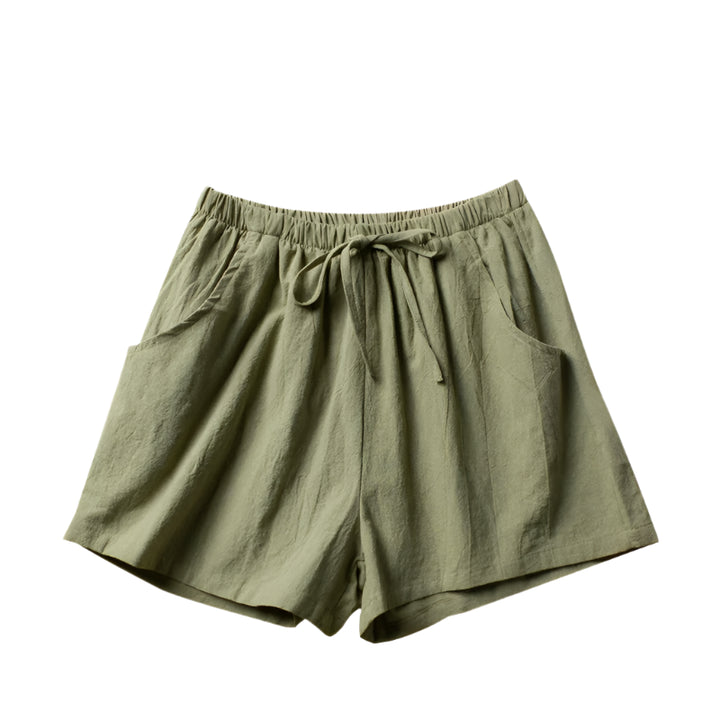 Shorts für Damen - Luftige Kurze Hose Mit Kordelzug für Sommer