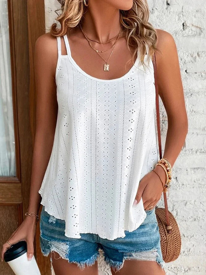 Oberteil für Damen - Trendy ärmellose Top für Sommer
