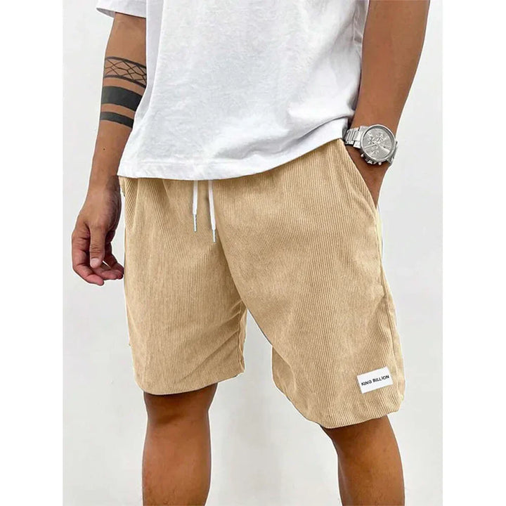 Gents Cord-Shorts | Bequeme Beige Freizeitshorts für Herren