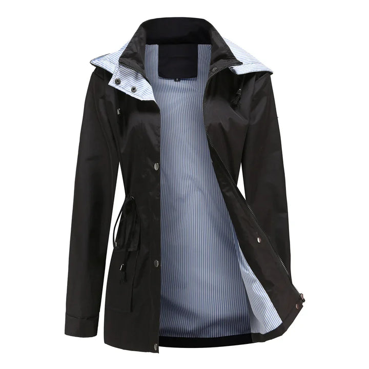 North Regenjacke | Leichte Damen Jacke mit Kapuze Windbreaker