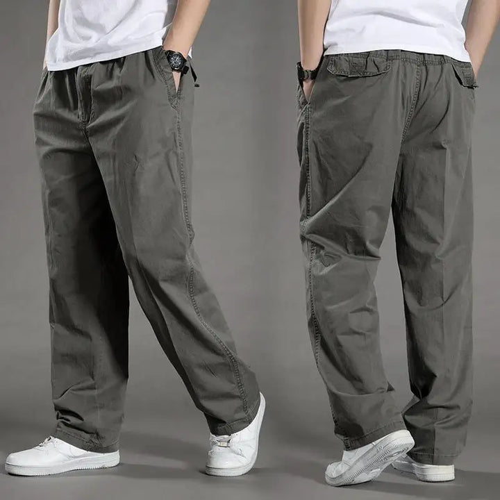 Freizeit-Hose für Herren - Wasserabweisende Weite Baumwolle Hose
