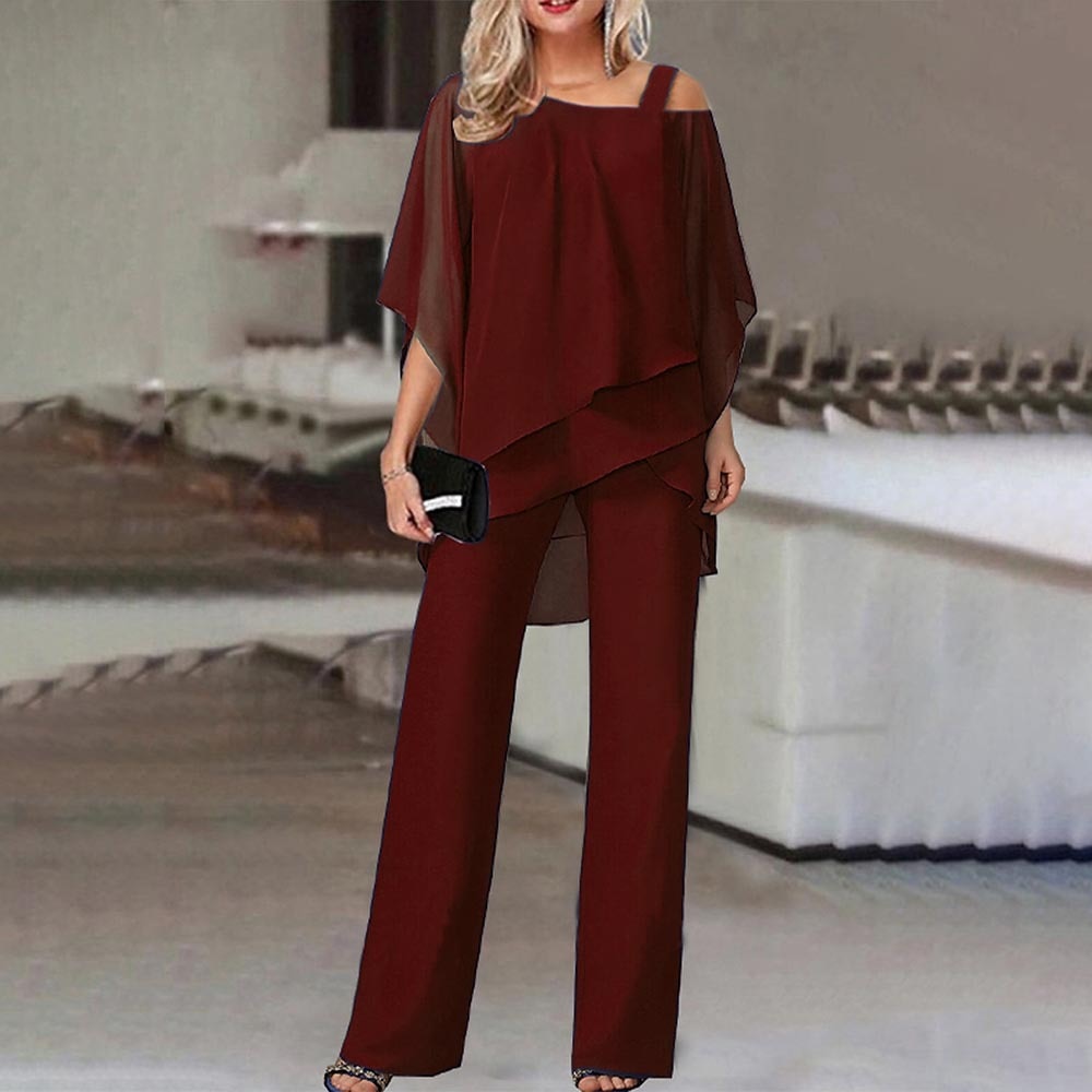 Zweiteiler - Elegantes Twin-Set mit Blusenshirt und Sommerhose