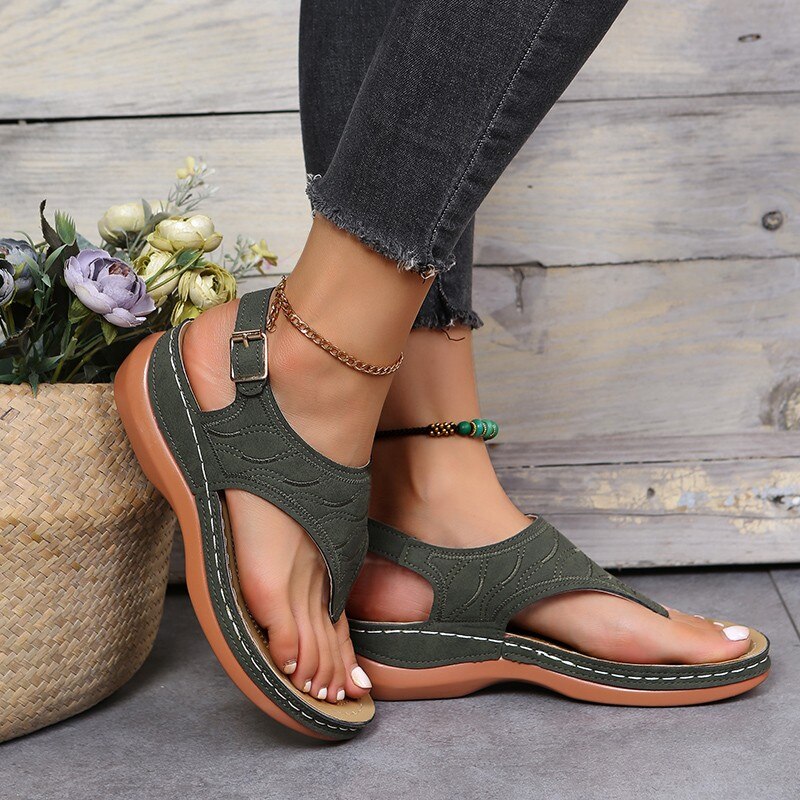 Emma Sandalen - Damensandalen mit ergonomischem Fußbett