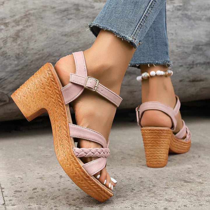 Sandaletten für Damen - Stilvolle Orthopädische Sandalen mit Fußbett