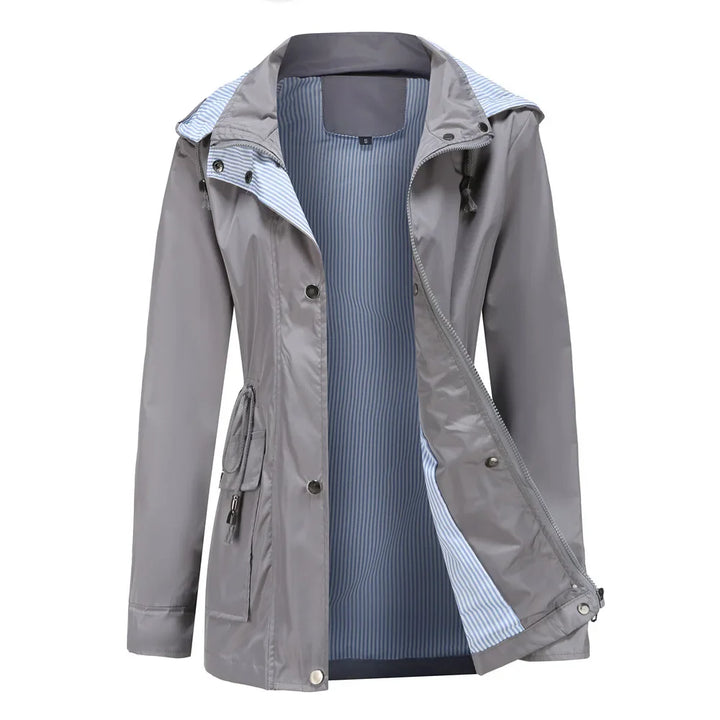 North Regenjacke | Leichte Damen Jacke mit Kapuze Windbreaker