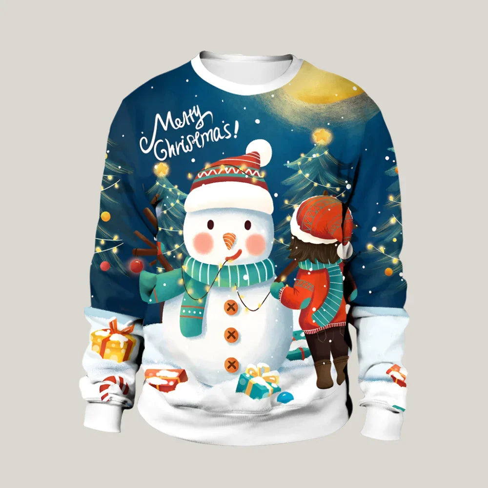 Gents Weihnachtspullover | Warmer, gemütlicher Rundhalspullover für Herren