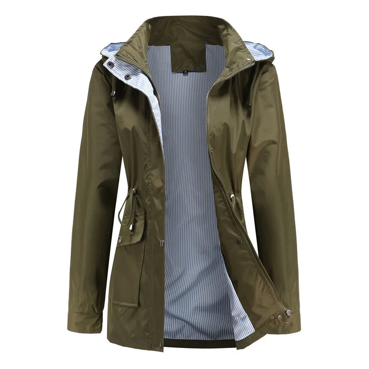 North Regenjacke | Leichte Damen Jacke mit Kapuze Windbreaker