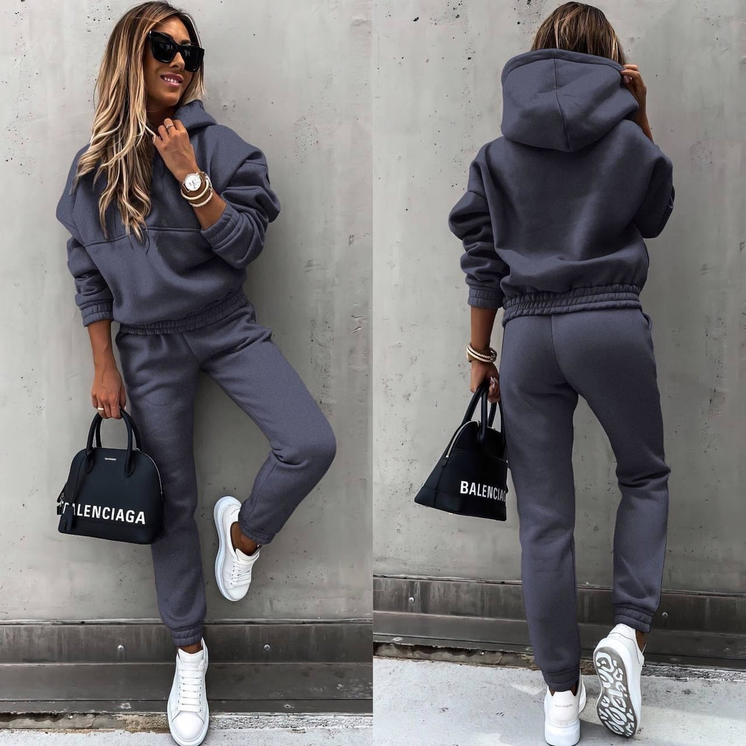 Damen Jogginganzug – 2-teiliges Lounge Set mit Sweatshirt & Jogginghose