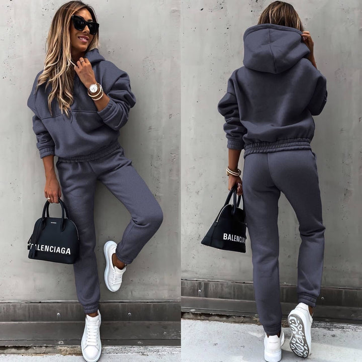 Damen Jogginganzug – 2-teiliges Lounge Set mit Sweatshirt & Jogginghose