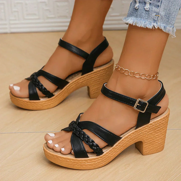 Sandaletten für Damen - Stilvolle Orthopädische Sandalen mit Fußbett