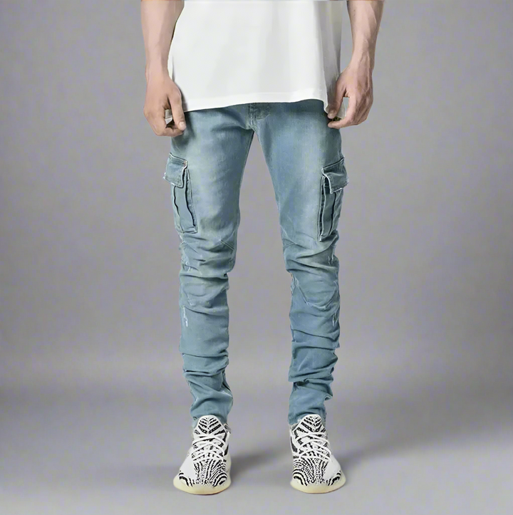 Alex Cargo Jeans | Hochwertige Stretch-Jeans für Herren