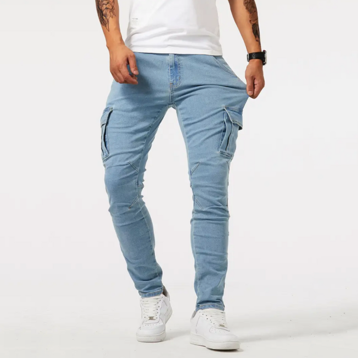 Cargo-Jeans für Herren - Stilvolle Slim Fit Jeans