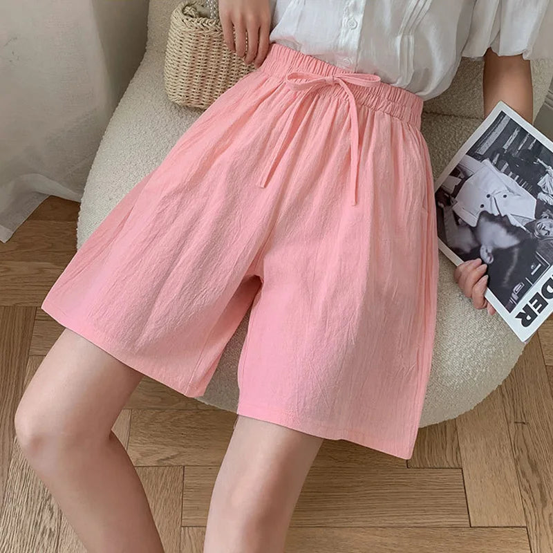 Shorts für Damen - Bequeme Kurze Hose Mit Kordelzug für Sommer