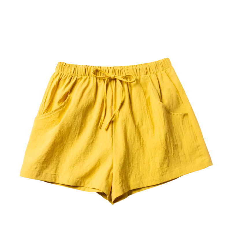 Shorts für Damen - Luftige Kurze Hose Mit Kordelzug für Sommer