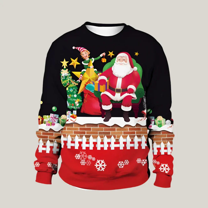 Gents Weihnachtspullover | Warmer, gemütlicher Rundhalspullover für Herren
