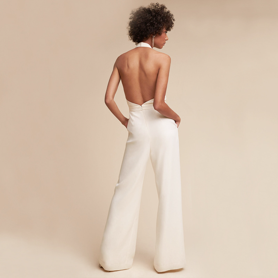 Jumpsuit - Stilvoller Jumpsuit mit weiten Beinen für Hochzeit