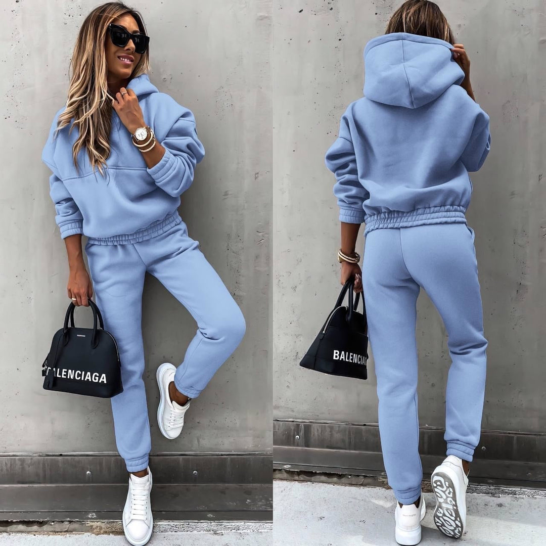 Damen Jogginganzug – 2-teiliges Lounge Set mit Sweatshirt & Jogginghose