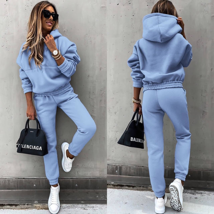 Damen Jogginganzug – 2-teiliges Lounge Set mit Sweatshirt & Jogginghose