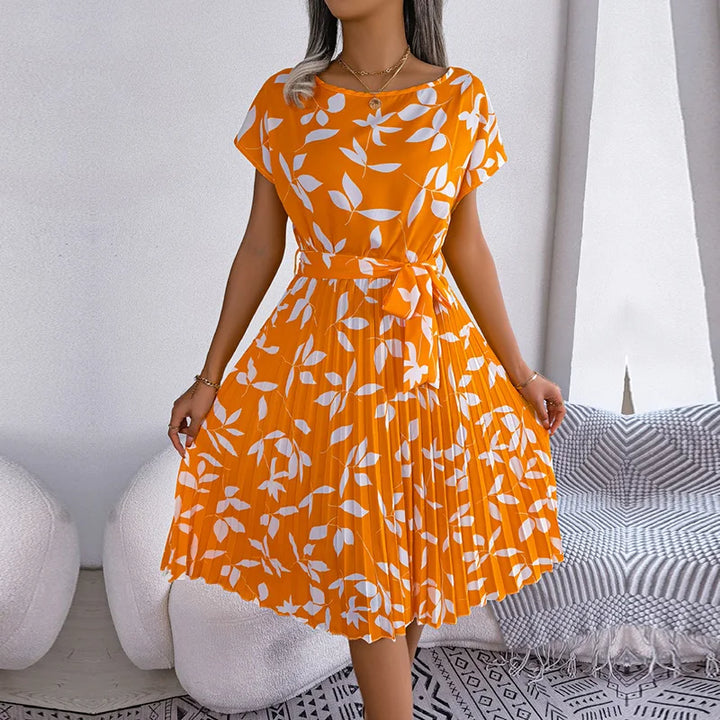 Olivia Sommerkleid | Luftiges Midikleid mit hoher Taille
