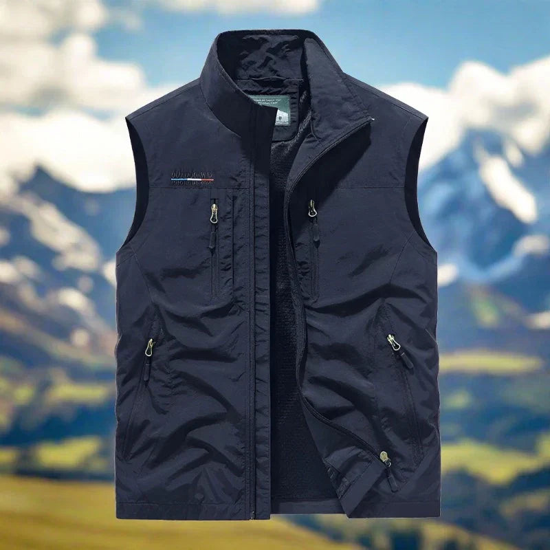 Becker Weste | Lässiges multifunktionales Outdoor-Westen für Männer