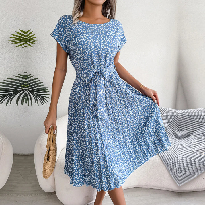 Olivia Sommerkleid | Luftiges Midikleid mit hoher Taille