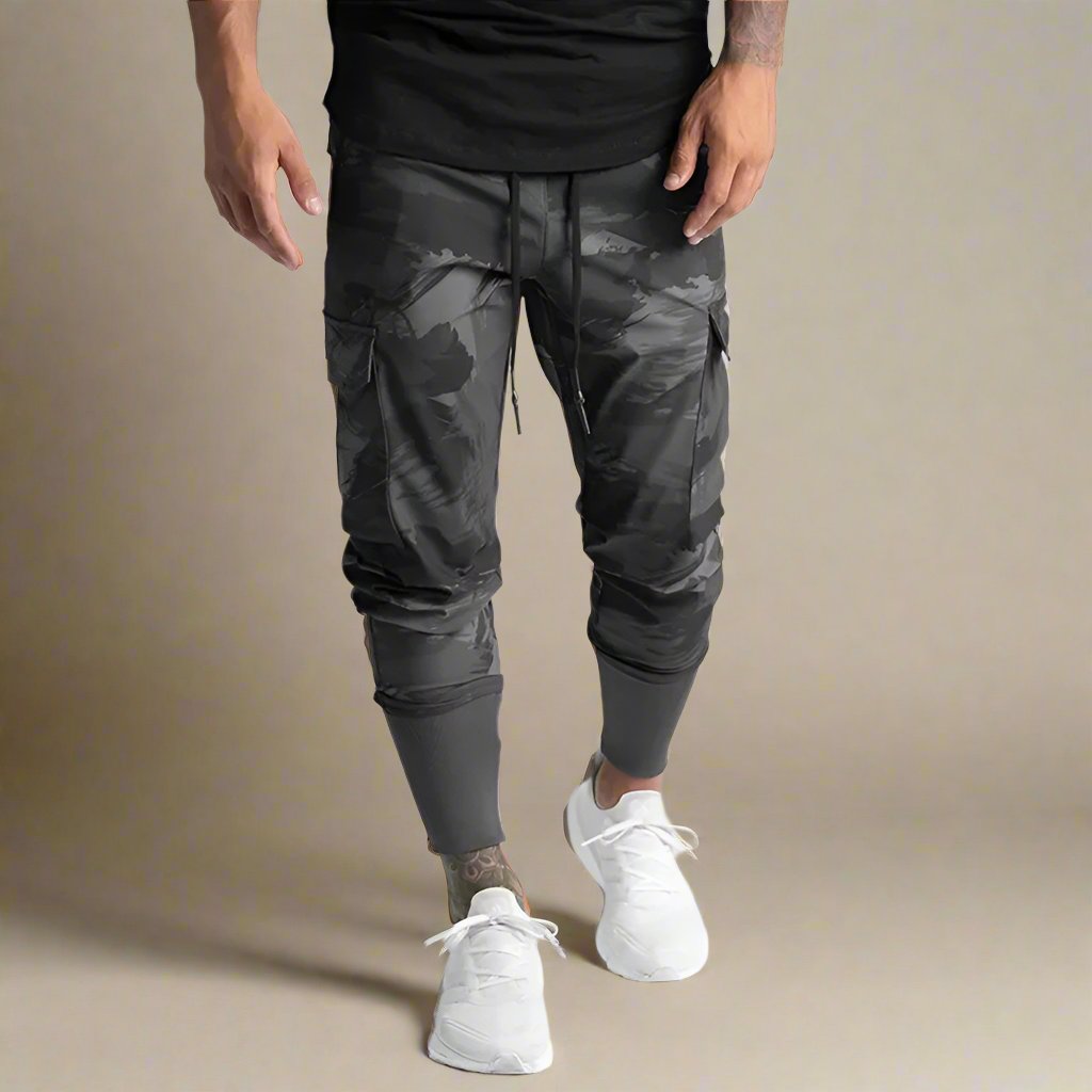 Schnelltrocknende Multi-Pocket Jogginghose für Herren | Slim Fit