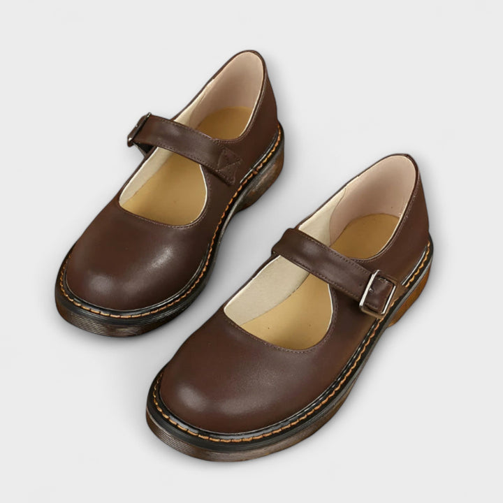 Mary Jane Schuhe für Damen - Bequeme Halbschuhe mit Riemchen