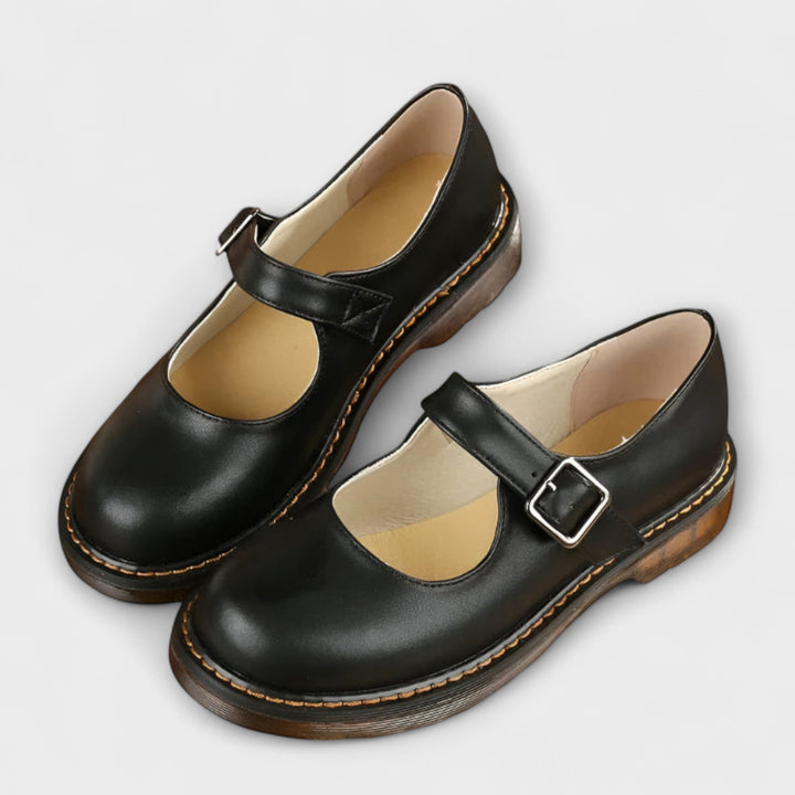 Mary Jane Schuhe für Damen - Bequeme Halbschuhe mit Riemchen