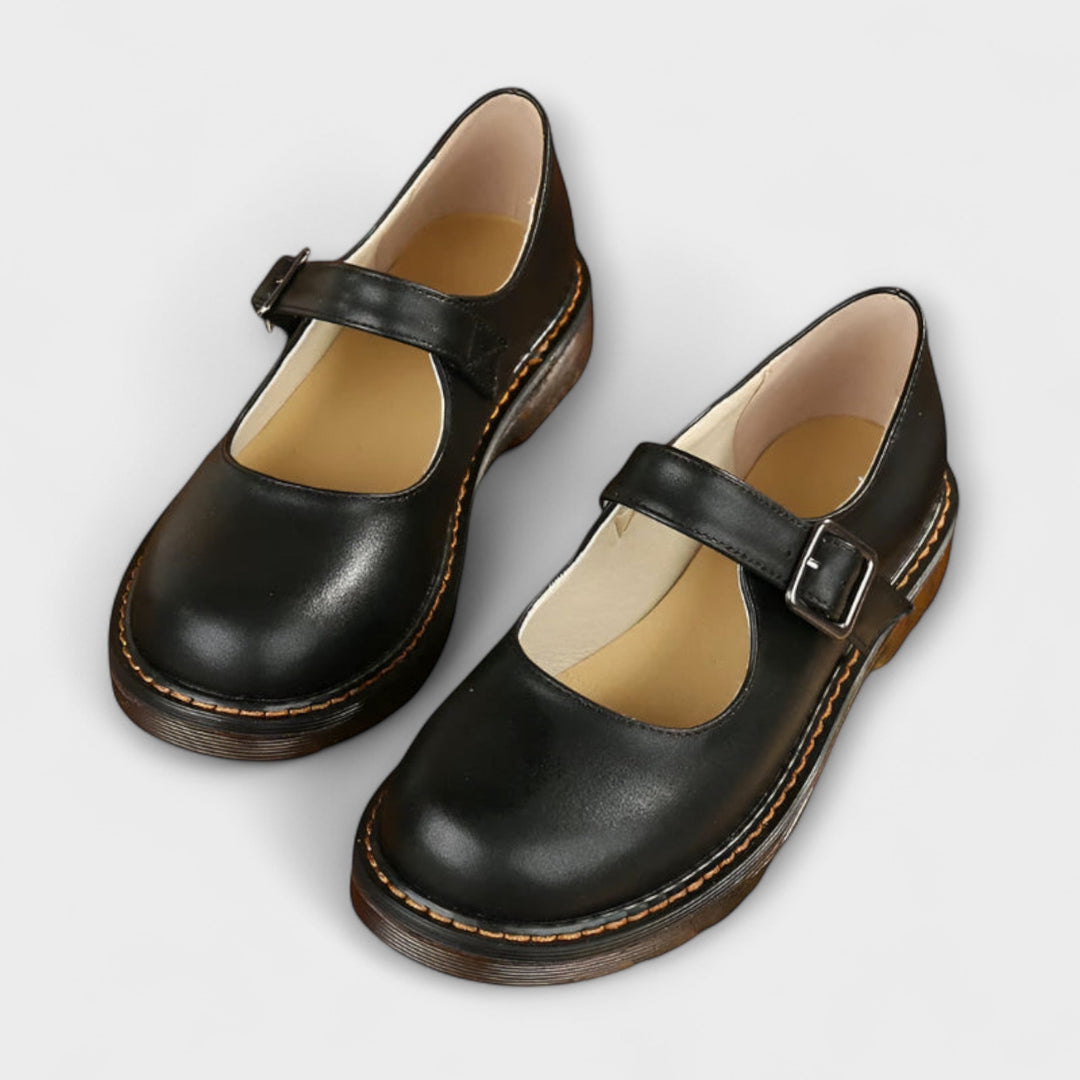 Mary Jane Schuhe für Damen - Bequeme Halbschuhe mit Riemchen