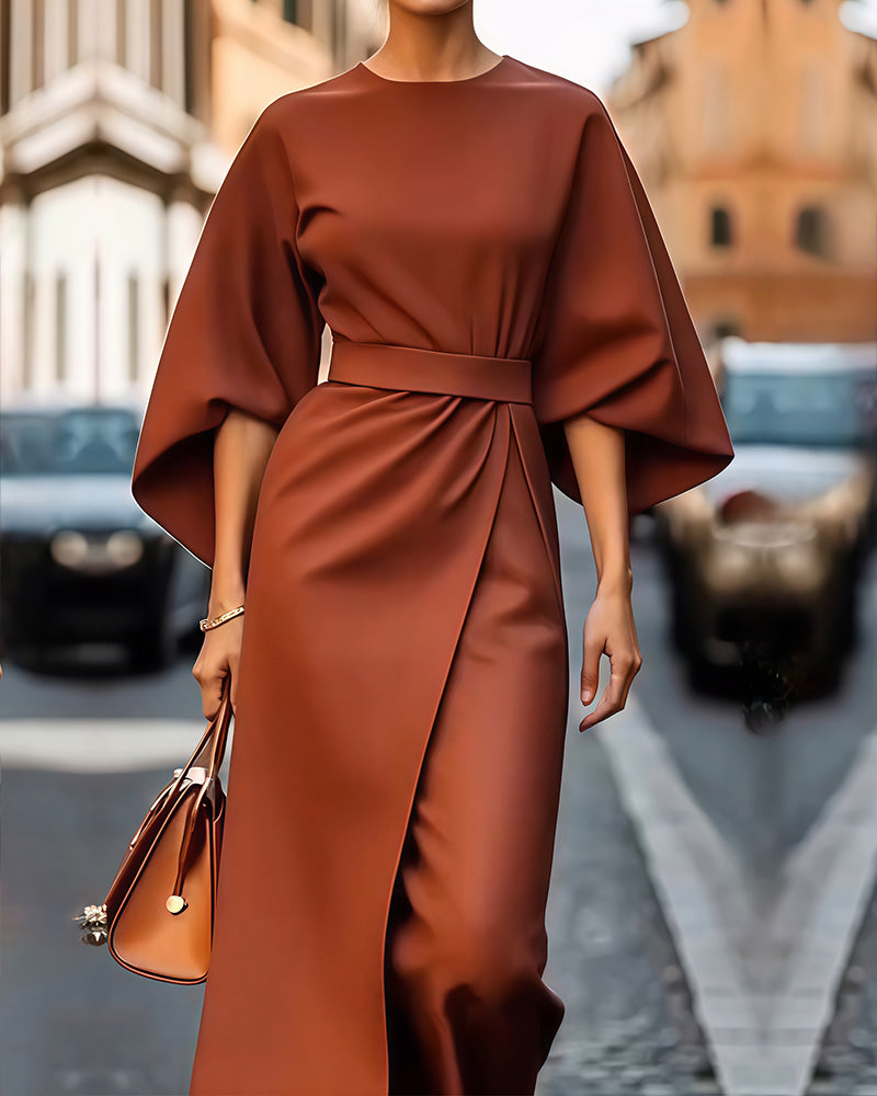 Stilvolles Damen Wickelkleid